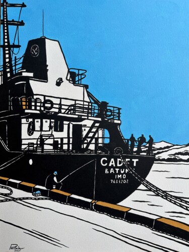 绘画 标题为“Cadet. Batumi” 由Svetlana Partala, 原创艺术品, 丙烯 安装在纸板上