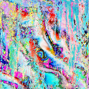 Arts numériques intitulée "L'intelligence n'es…" par Cj Perin, Œuvre d'art originale, Peinture numérique