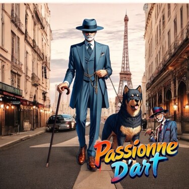 数字艺术 标题为“Passionné Dart 07” 由Art Passions, 原创艺术品, 照片蒙太奇