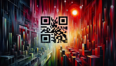 数字艺术 标题为“QRCODE TWO” 由Modane, 原创艺术品, AI生成的图像