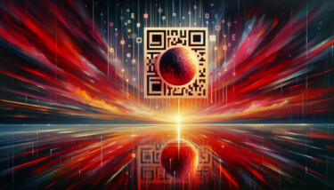 数字艺术 标题为“QRCODE >6” 由Modane, 原创艺术品, AI生成的图像