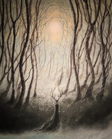 Peinture intitulée "Tell me about the f…" par Ľubomír Sinčák, Œuvre d'art originale, Acrylique