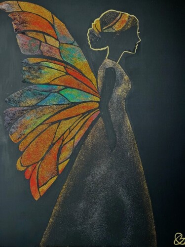 Painting titled "Transformación" by Magdalena Domagalska (NariVida), Original Artwork, Acrylic