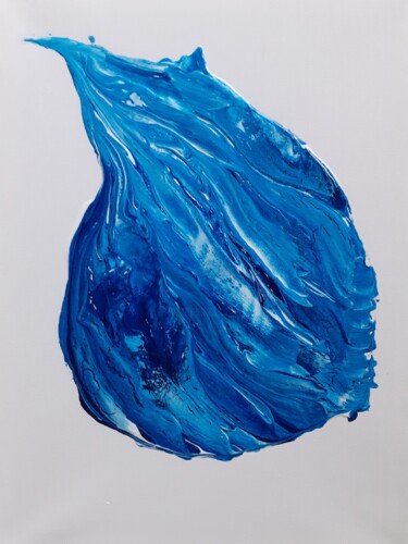 Painting titled "Exodic Water" by Ed Gilben, Original Artwork, Acrylic Mounted on Wood Stretcher frame