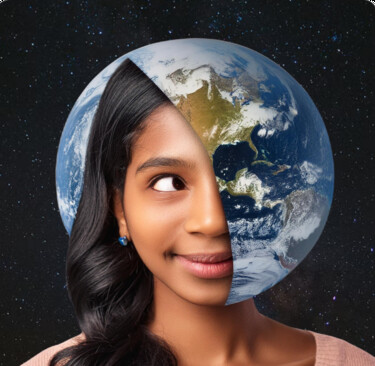 Digital Arts titled "Adopt the Earth" by Sandeep Kumar Mishra, Original Artwork, 2D Digital Work