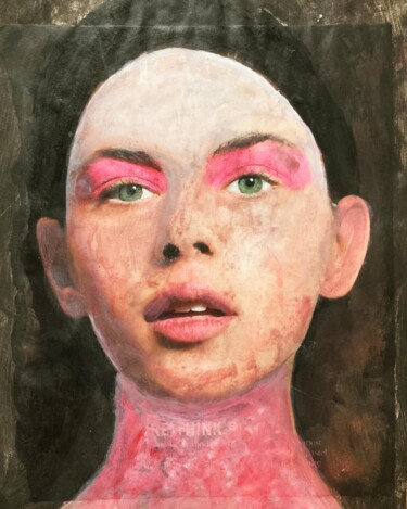 Peinture intitulée "« Any last wish ? »…" par Ananda Eva, Œuvre d'art originale, Acrylique