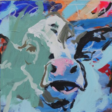 Malerei mit dem Titel "FANNY 1" von Stephan Geisler, Original-Kunstwerk, Acryl Auf Keilrahmen aus Holz montiert