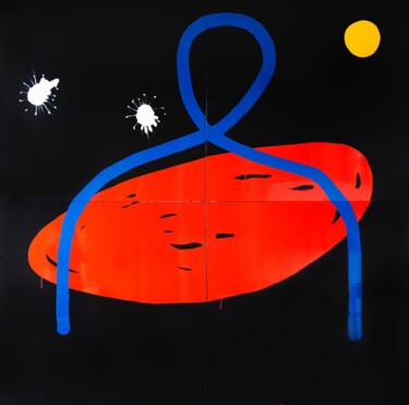 绘画 标题为“Memory. Niko Pirosm…” 由Guela Tsouladze, 原创艺术品, 丙烯
