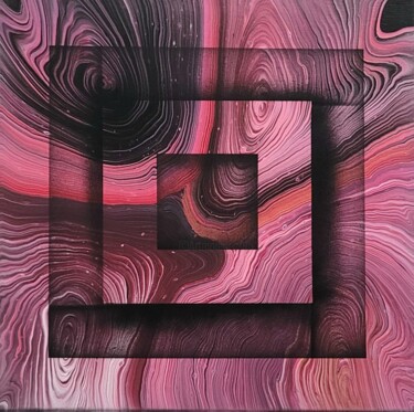 绘画 标题为“Quattro Swirly Wirl…” 由Manuel Grümmer, 原创艺术品, 丙烯 安装在木质担架架上