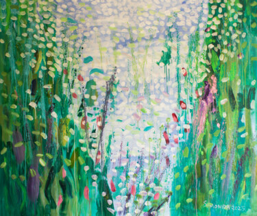 Painting titled "Spring Day 2" by Simonida Djordjevic, Original Artwork, Acrylic