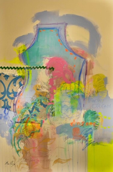 Peinture intitulée "Dream # I," par Elisa Costa, Œuvre d'art originale, Acrylique Monté sur Châssis en bois