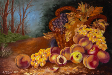 绘画 标题为“Autumn Harvest” 由Mher Gevorgyan, 原创艺术品, 油 安装在artwork_cat.上