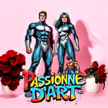 Fotografía titulada "Passionné D’art 18" por Art Passions, Obra de arte original, Foto-montaje