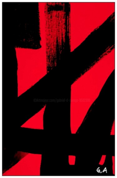 数字艺术 标题为“Signes Cosmiques: N…” 由Gaboriau Gérald, 原创艺术品, 墨