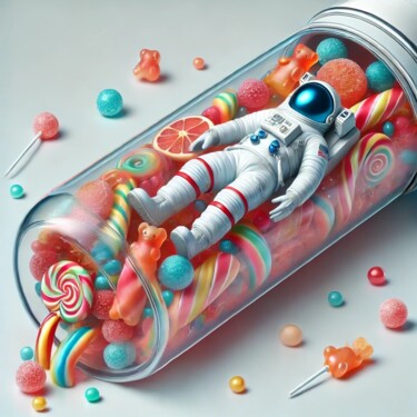 Digital Arts titled "en bouteille" by Ary, Original Artwork, AI generated image