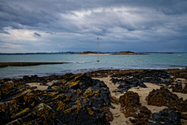Carantec, la cale de Pors a Callot, Rhu Land, St Pol de Léon Fotografia intitulada "Carantec, la cale d…" por Thierry Martin, Obras de arte originais, Fotografia digital