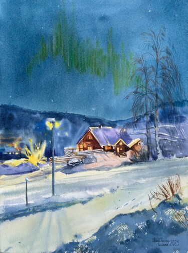 "Avrora" başlıklı Tablo Tetiana Hliadchenko tarafından, Orijinal sanat, Suluboya