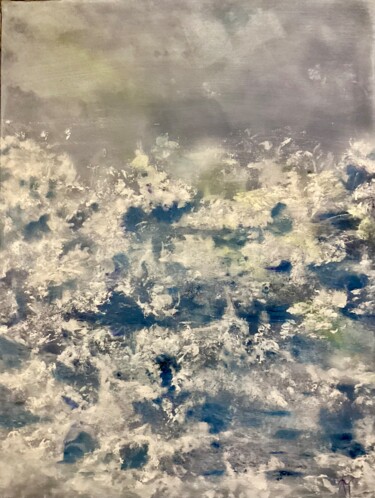 Pittura intitolato "Tempête bretonne" da Annie Proust, Opera d'arte originale, Acrilico