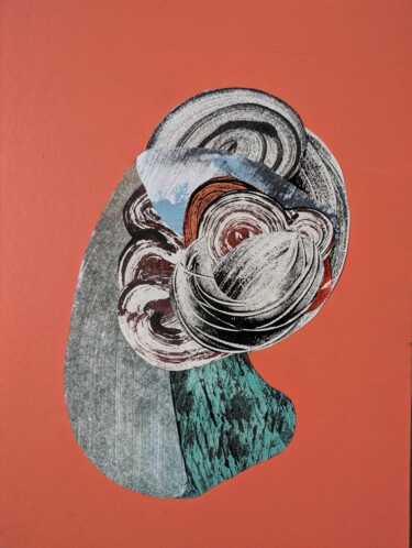 Collages intitulée "Morceaux choisis 02…" par Dé Chapelet, Œuvre d'art originale, Acrylique Monté sur Autre panneau rigide
