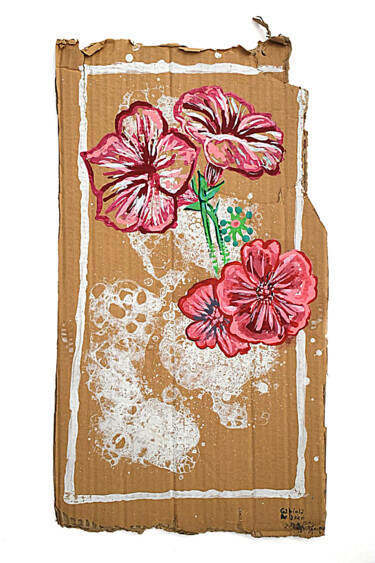 "Flowers 016" başlıklı Tablo Pedro Gabiola Belasco tarafından, Orijinal sanat, Akrilik