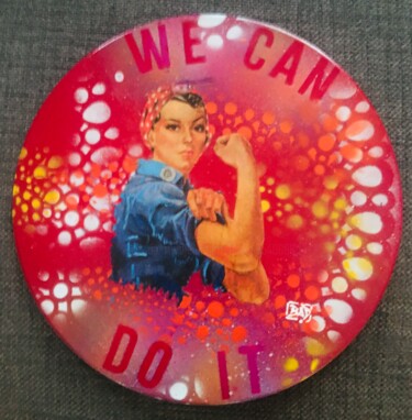 拼贴 标题为“we can do it” 由Bad, 原创艺术品, 拼贴