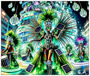 Samba Solarpunk – L’Énergie du Carnaval Digital ART 2025