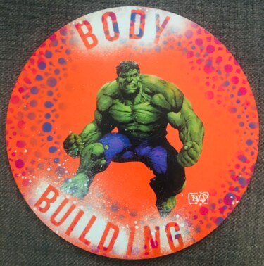 拼贴 标题为“Body Building” 由Bad, 原创艺术品, 拼贴