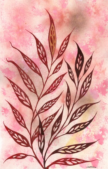 Dancing willow branches-1 (triptych) 绘画 标题为“Dancing willow bran…” 由Irina Olkhova, 原创艺术品, 丙烯