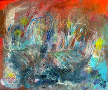 绘画 标题为“Nothing is as it se…” 由Martina Heyd-Jilg, 原创艺术品, 丙烯