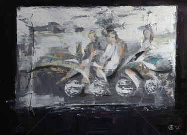 Painting titled "Graces" by Andrei Kreminskii, Original Artwork, Oil