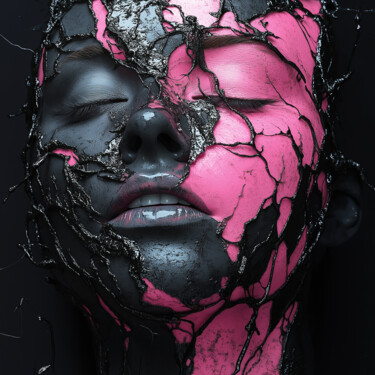 Eclipsed in Ember: The Mystic Fusion 数字艺术 标题为“Eclipsed in Ember:…” 由Pascal Ali, 原创艺术品, AI生成的图像