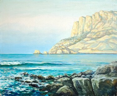 Первые лучи солнца Pittura intitolato "Первые лучи солнца" da Vitalij Valsamaki, Opera d'arte originale, Olio Montato su Cartone