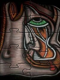 绘画 标题为“quebra cabeça” 由Carlos Eduardo Maciel Silva, 原创艺术品