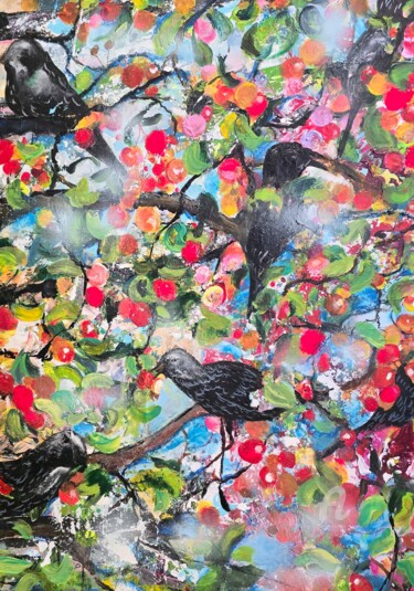 「Obraz akrylowy pt.…」というタイトルの絵画 Ewa Mościszkoによって, オリジナルのアートワーク, アクリル