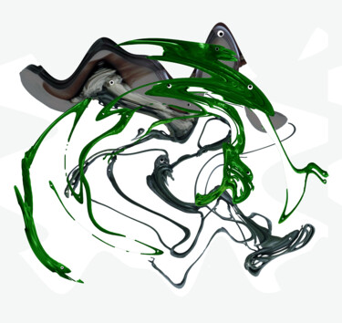 数字艺术 标题为“Abstract Digital No…” 由Shahriar Aghakhani, 原创艺术品, 数字油画