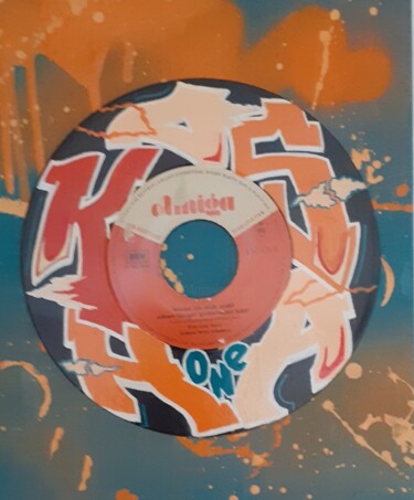 Schilderij getiteld "Kosah goes back on…" door Patrick Teschner, Origineel Kunstwerk, Acryl