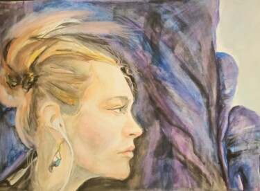 绘画 标题为“Maria” 由Oksana Gromova, 原创艺术品, 水彩