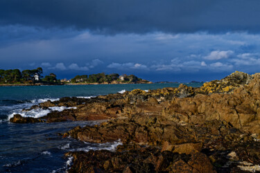 Carantec, l'île Callot, Pors a Callot, mois de février. "Carantec, l'île Cal…" başlıklı Fotoğraf Thierry Martin tarafından, Orijinal sanat, Dijital Fotoğrafçılık
