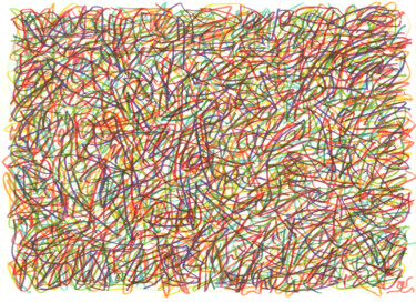 Drawing titled "Jangala 2022-02" by Rémy Verneuil, Original Artwork, Ink