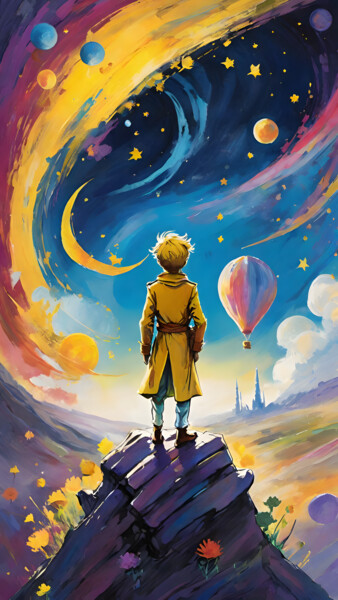数字艺术 标题为“The little prince” 由Meahau, 原创艺术品, AI生成的图像