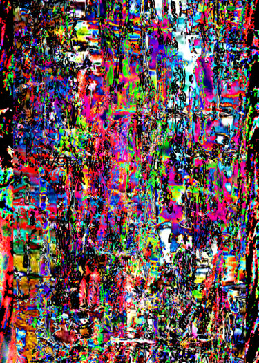 Digital Arts titled "Prôner la paix" by Cj Perin, Original Artwork, Digital Painting