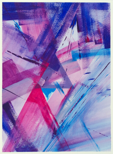 Irradiations Peinture intitulée "Irradiations" par Faustine Crambes, Œuvre d'art originale, Acrylique