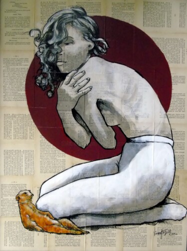 Le suricate Peinture intitulée "Le suricate" par Vincent Tessier Xxc, Œuvre d'art originale, Acrylique