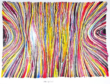 Drawing titled "Little light" by Milto Sideris, Original Artwork, Marker