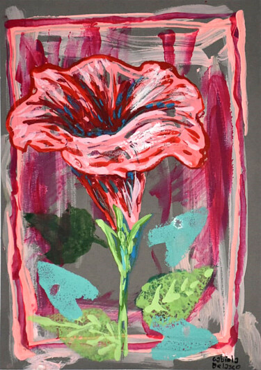 绘画 标题为“Flowers 020” 由Pedro Gabiola Belasco, 原创艺术品, 丙烯