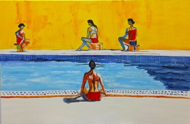绘画 标题为“Релакс” 由Olga Cuzakova, 原创艺术品, 丙烯