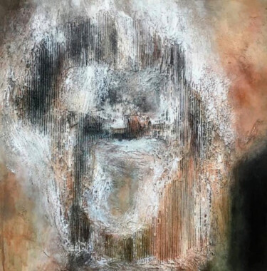 绘画 标题为“Chaotic Thoughts” 由Alexandra Petropoulou, 原创艺术品, 丙烯 安装在木质担架架上