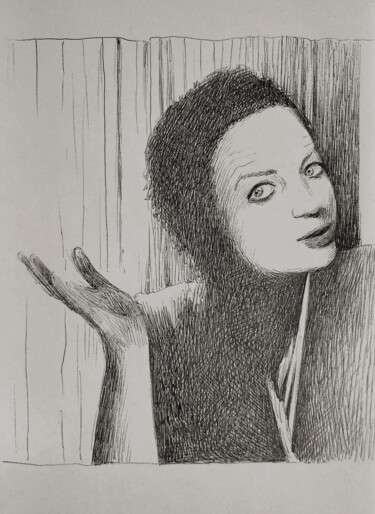 제목이 "You see?"인 그림 Milto Sideris로, 원작, 볼펜