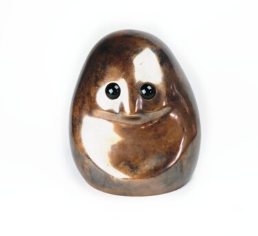 Sculpture titled "CHÒN" by Peggy Jude, Original Artwork, Bronze