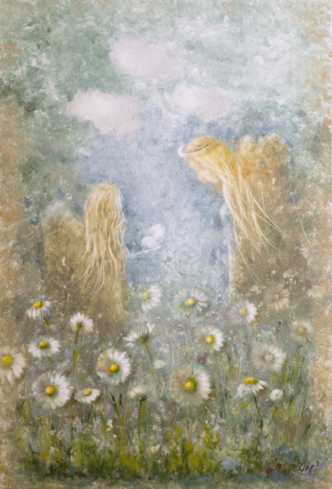 绘画 标题为“Tenderness” 由Svetlana Petruša, 原创艺术品, 油 安装在木板上